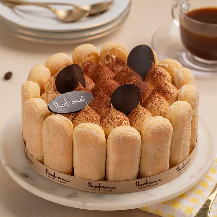 Tiramisu Cake listed on Theobroma's own online store