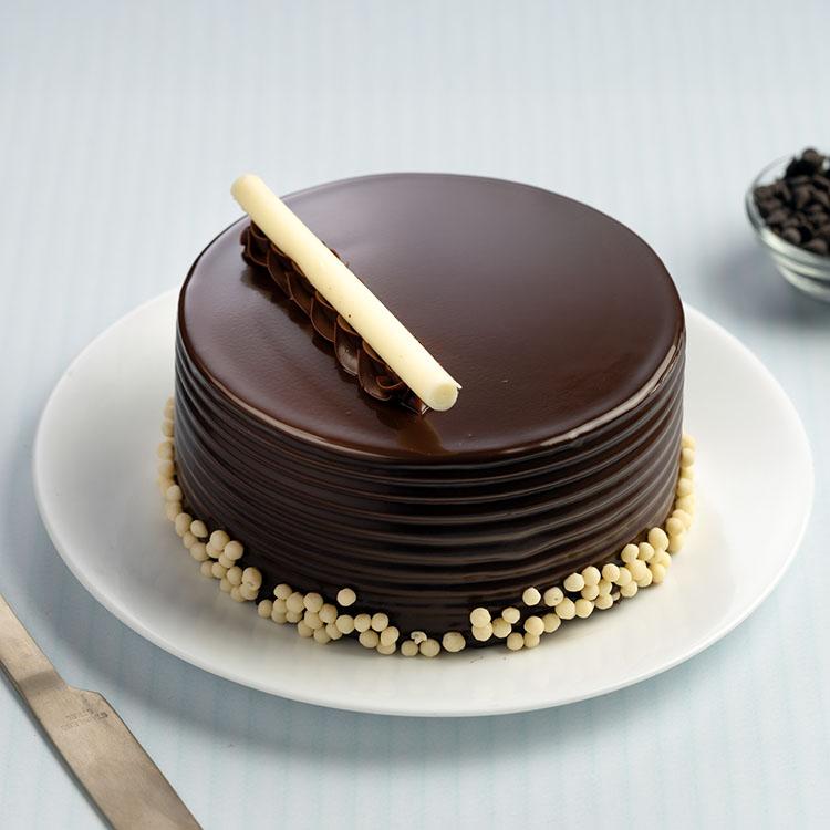 Dutch truffle cake ordered from a bakery's own app